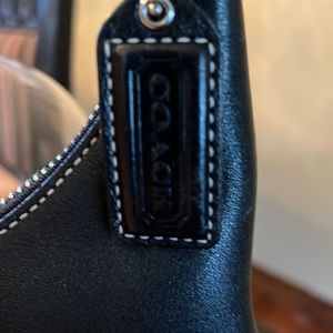 Black leather Coach purse. Excellent condition
